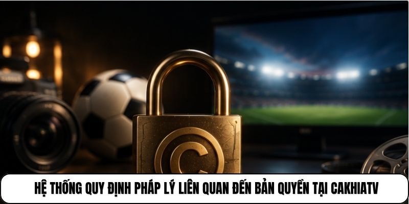 Hệ thống quy định pháp lý liên quan đến bản quyền tại CakhiaTV