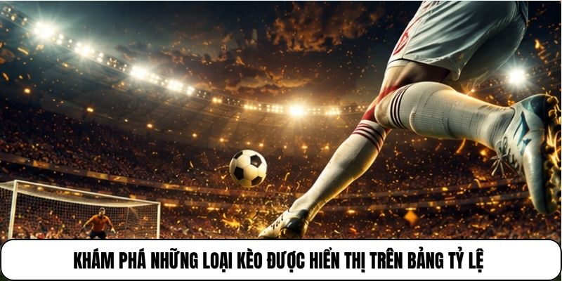 Khám phá những loại kèo được hiển thị trên bảng tỷ lệ